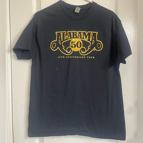 Alabama 50th Anniversary Tour Official Concert T-Shirt- Size Large - Picture 1 of 5